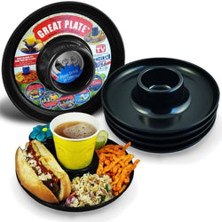 Plastic Party Plate for Food and Drink