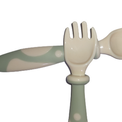 2 Piece Spoon & Fork For Baby Feeding