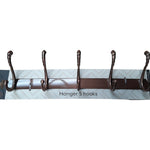 5 Hooked Towel Rail
