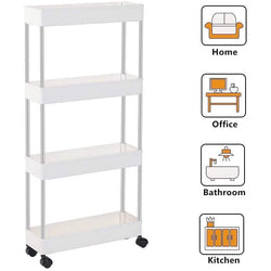 4 Tier Space Saving Multipurpose Trolley