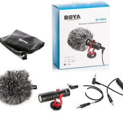 Boya BY-MM1 Cardioid Condenser Microphone- Black