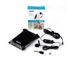 Boya BY-M1 Omni-directional Lavalier Microphone- Black
