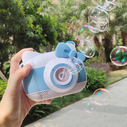 Cat Bubble Toy Camera - Blue