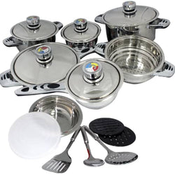 Chukbok 19 Piece Stainless Steel Cookware Set