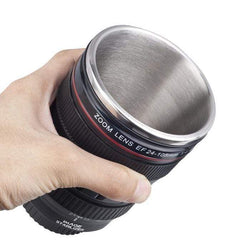 Camera Lens Coffee Mug - Black