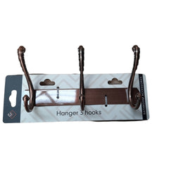 3 Hooked Towel Hanger