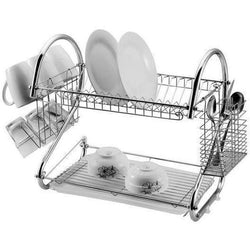 2 Layer Dish Drainer Stainless Steel