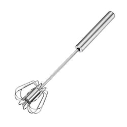 Stainless Steel Egg Beater Whisk - Silver