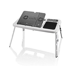 E-table Portable Laptop Stand with 2 USB Cooling Fans