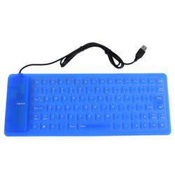 USB Flexible Keyboard - Blue