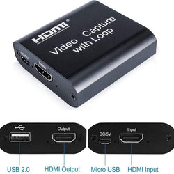 4K 1080P HDMI Video Capture With Loop Out