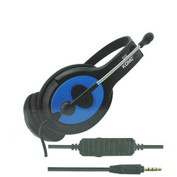 KOMC S66 Headset with Mic works on mobile devices, PCs & PS4
