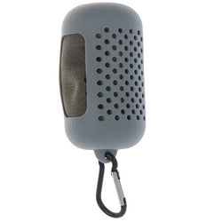 Ice Cooling Quick Drying Towel with Case for Gym Sports Fitness Yoga- Grey