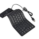 USB Flexible Keyboard - Black