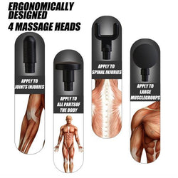 Fascial Gun Massage KH-320 Muscle Relief Massager -Silver