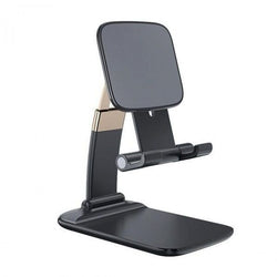 Desk Phone Holder Small, Foldable and Flexible - Black