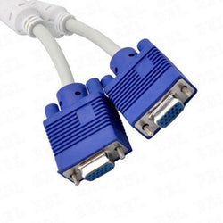 VGA 1 to 2 Splitter Adapter Cable