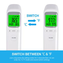 Andowl Non-Contact Digital Infrared Thermometer LCD Digital Screen -CK-T1502