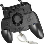 Pubg Cooling Fan Game Controller Gamepad with Triggers - Black