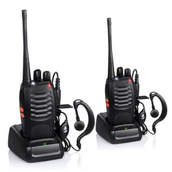 Baofeng Set of Two Professional Two Way Radio - With Earpiece