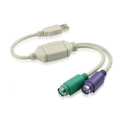 USB To PS/2 Adapter Converter For Keyboard & Mouse
