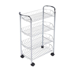4-Tier Chrome Plated Storage Rack
